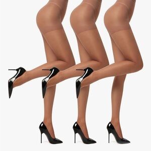 😈Sheer Tan Women's Tights